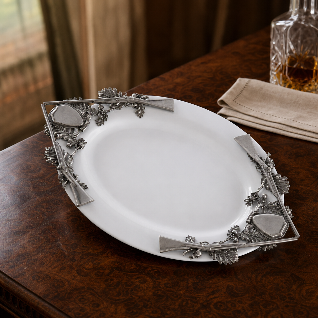 Stoneware Hunt Serving Tray 5
