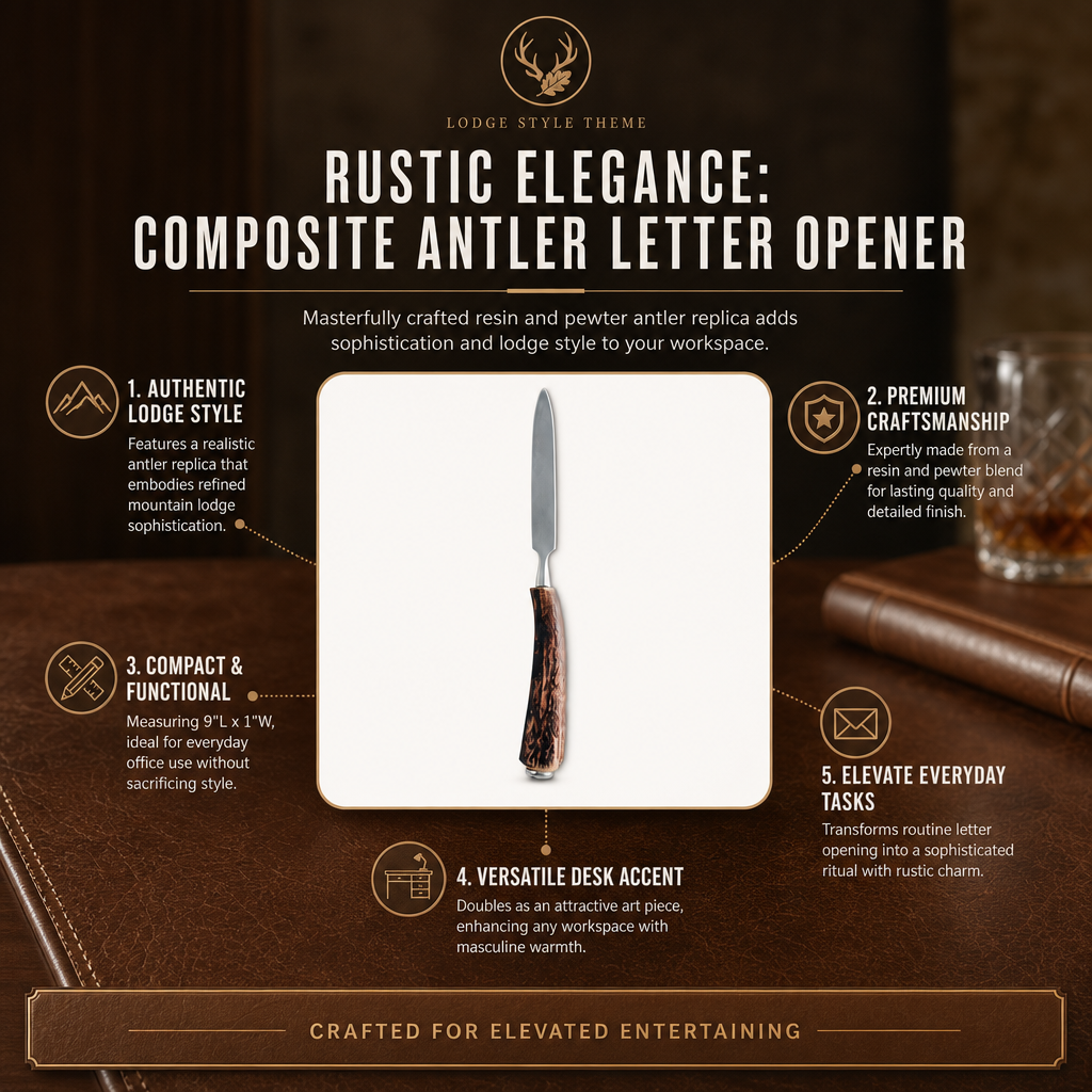 Composite Antler Letter Opener 11