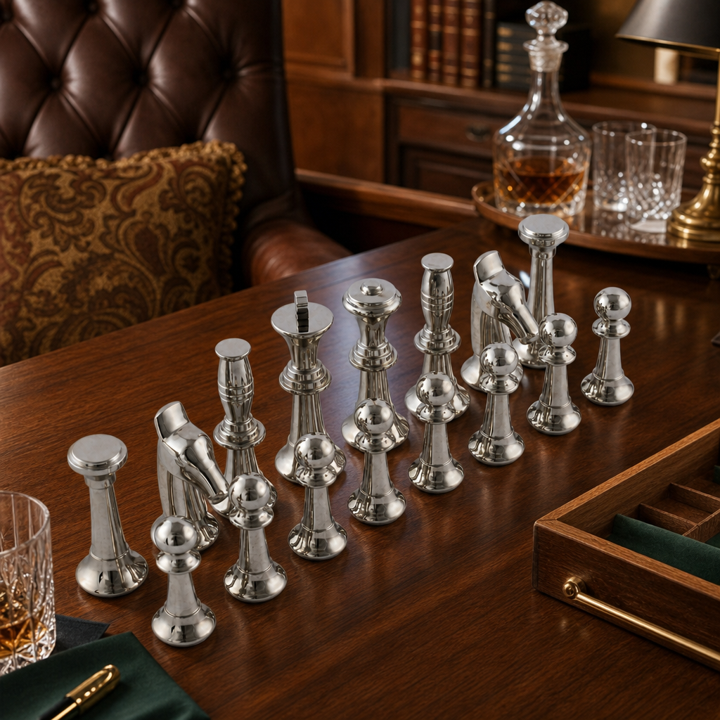 Large Aluminum Chess Pieces 5