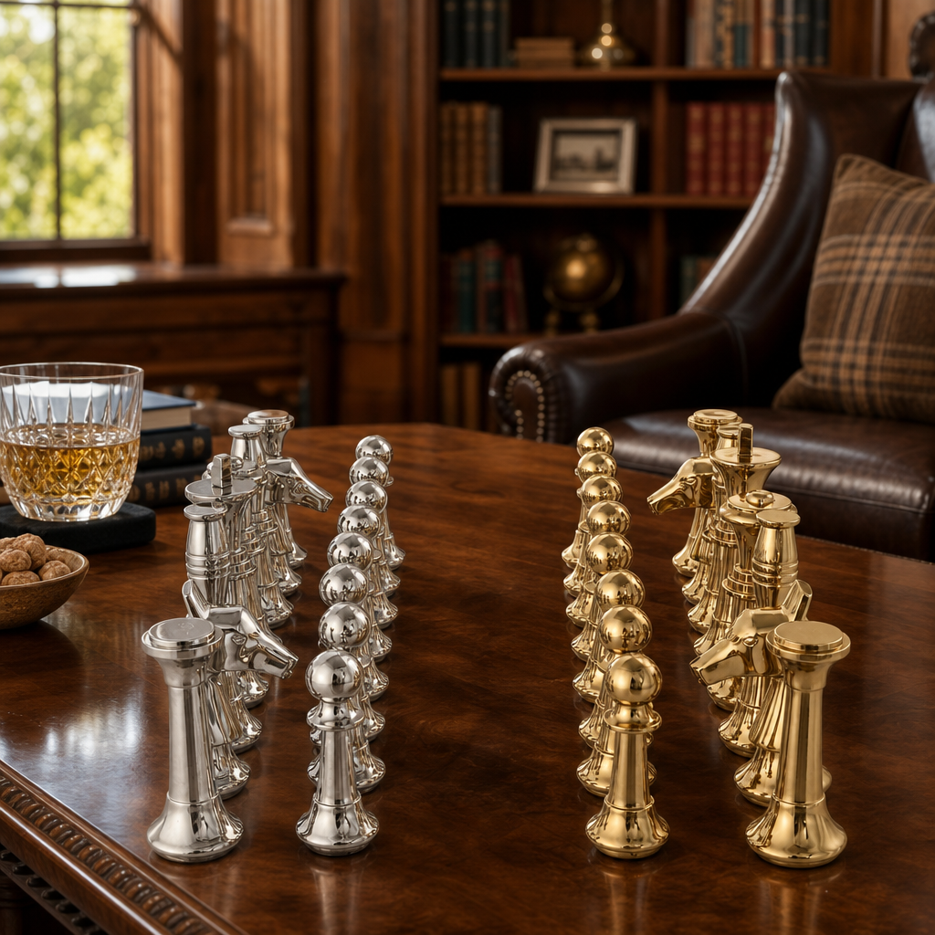 Large Aluminum Chess Pieces 6