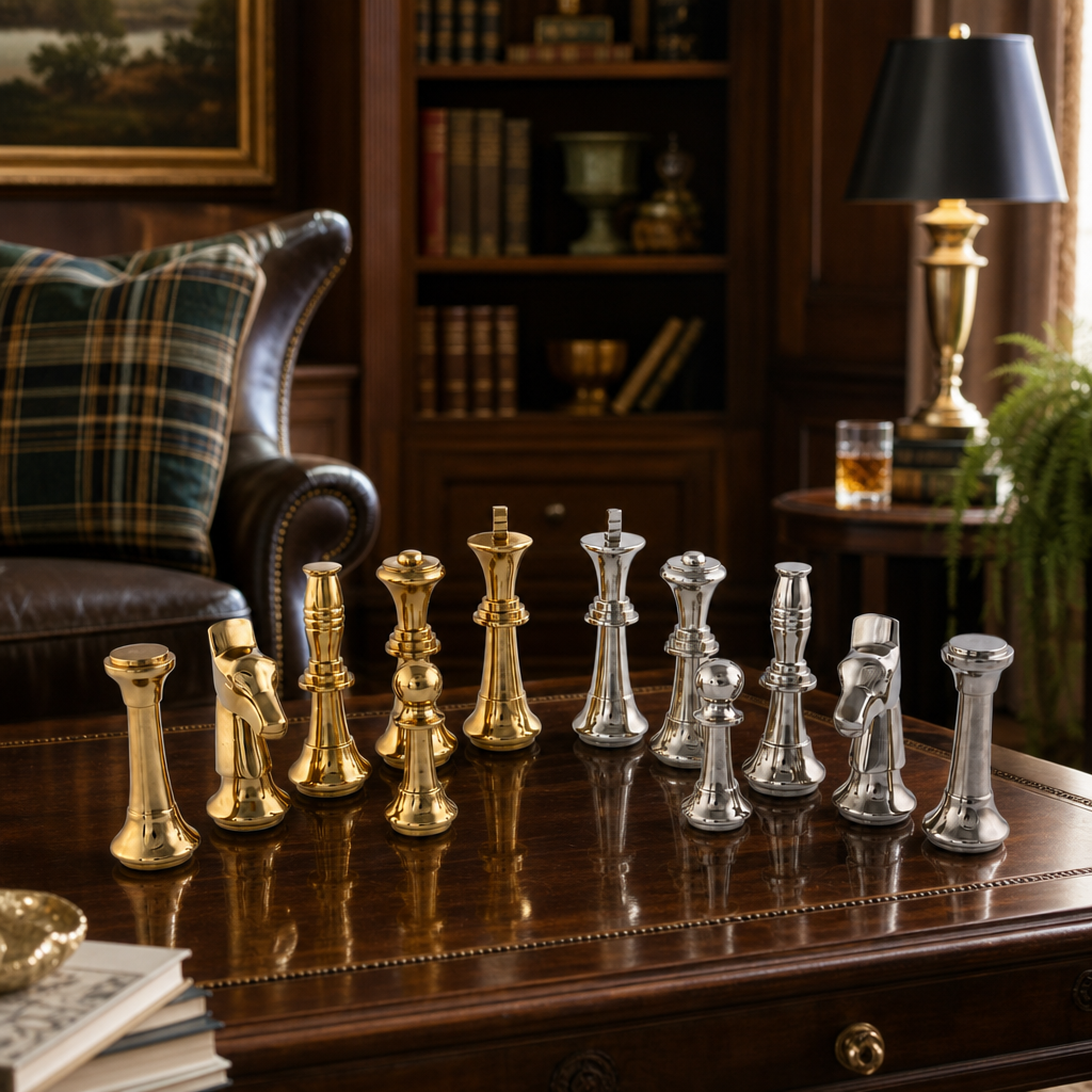 Large Aluminum Chess Pieces 9