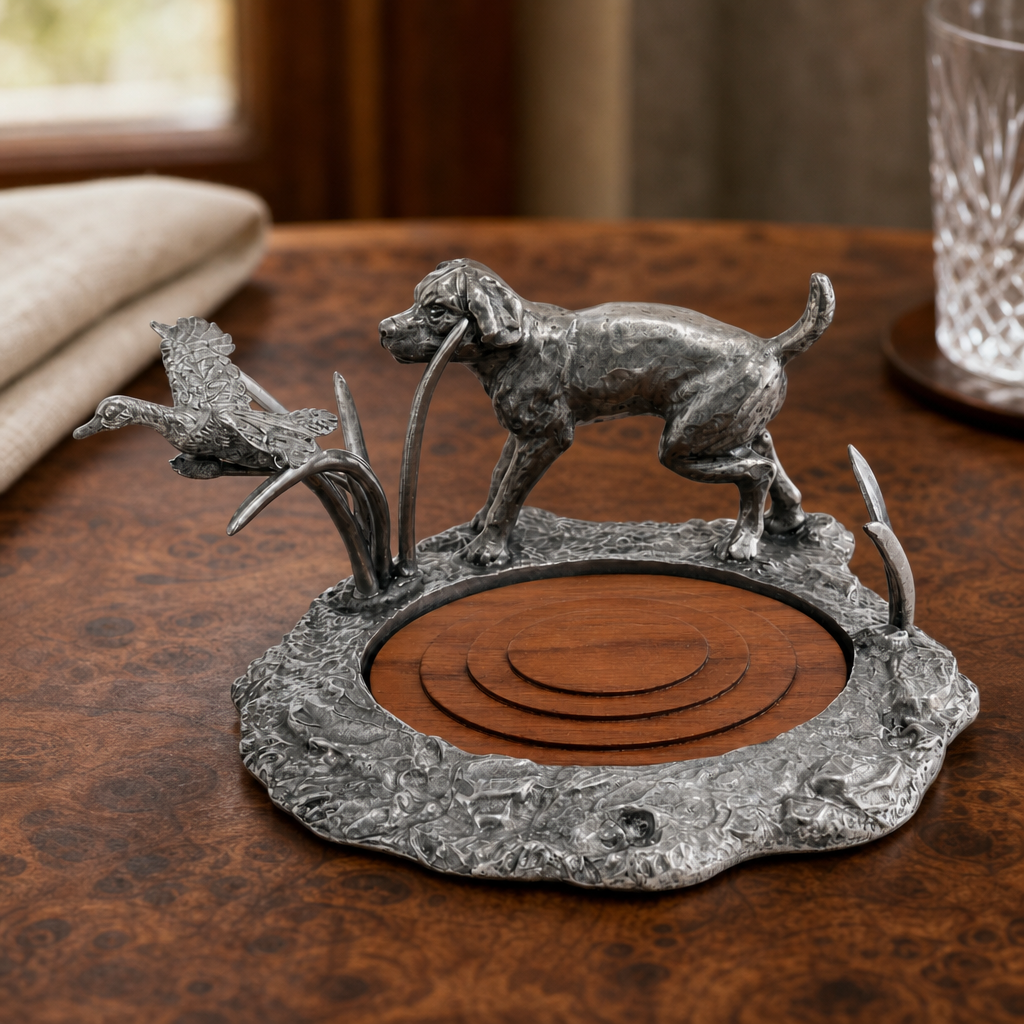 Labrador & Duck Wine Coaster 1