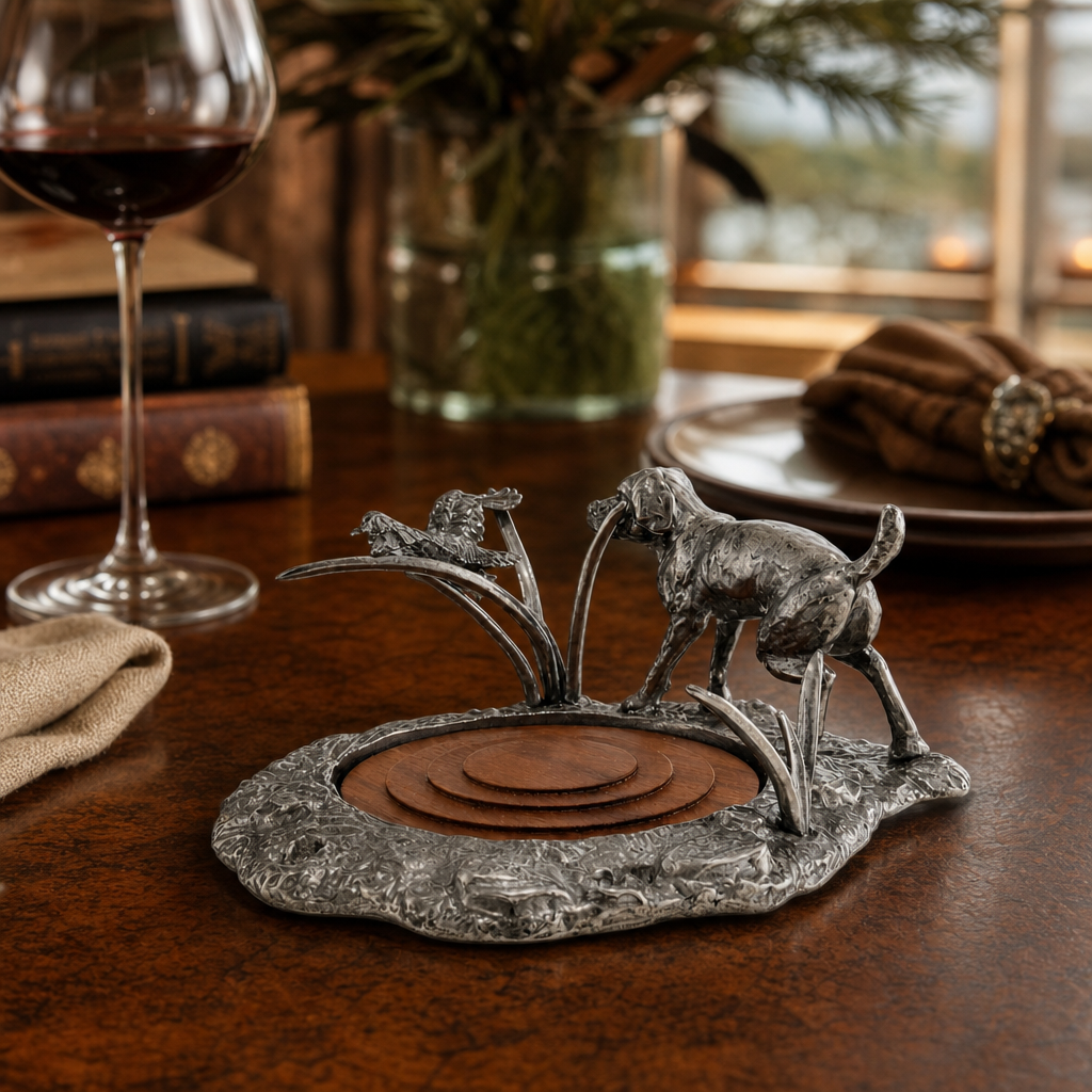 Labrador &amp; Duck Wine Coaster 8