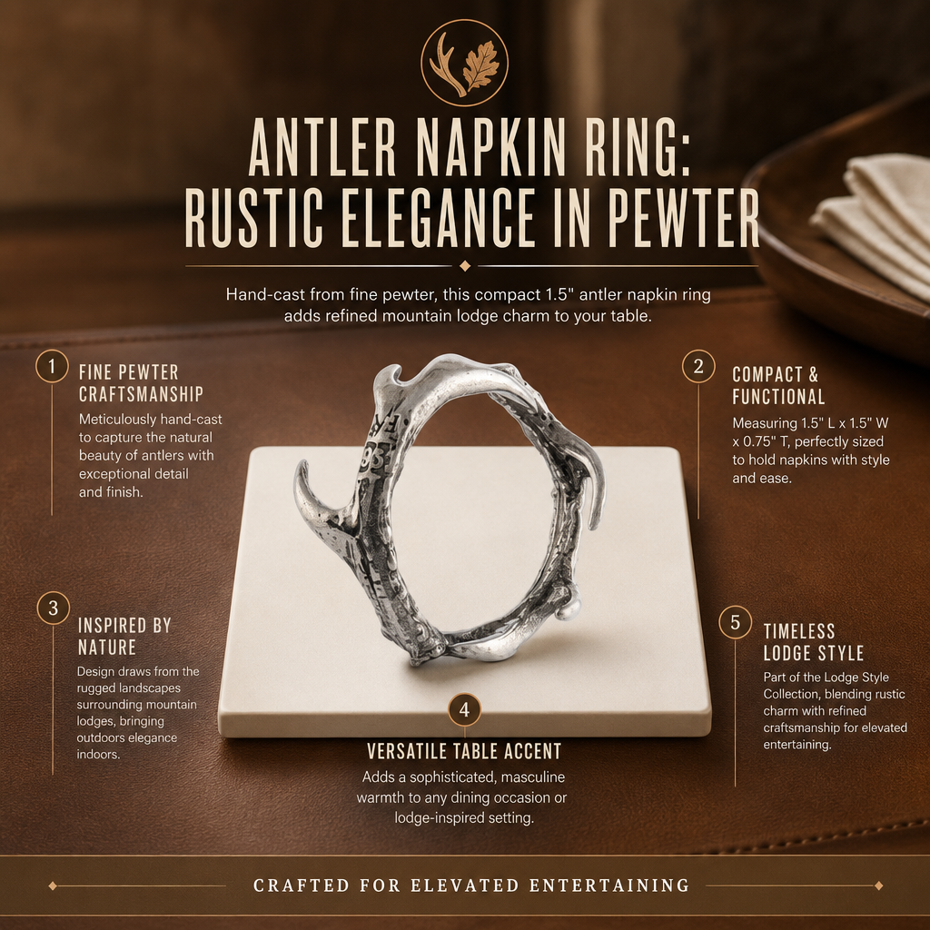Antler Napkin Ring 11