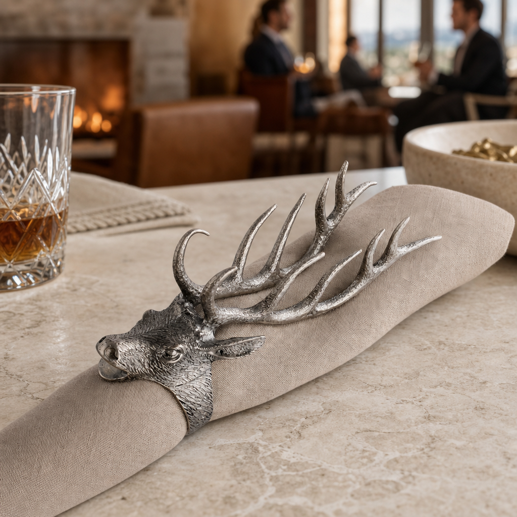 Elk Head Napkin Ring 7