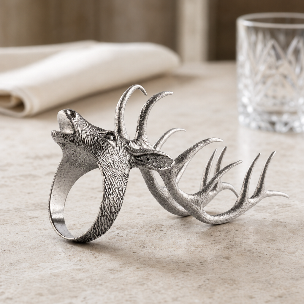 Elk Head Napkin Ring 4