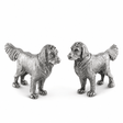 Pewter Retriever Salt and Pepper