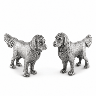 Pewter Retriever Salt and Pepper