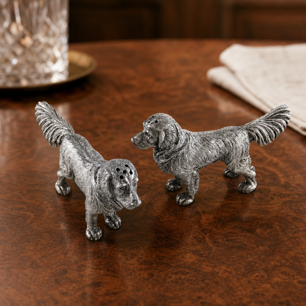 Pewter Retriever Salt and Pepper 3