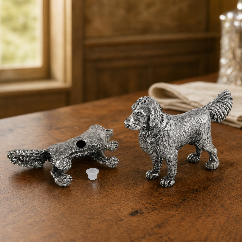 Pewter Retriever Salt and Pepper 5