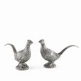 Pewter Pheasants Salt & Pepper Set 1