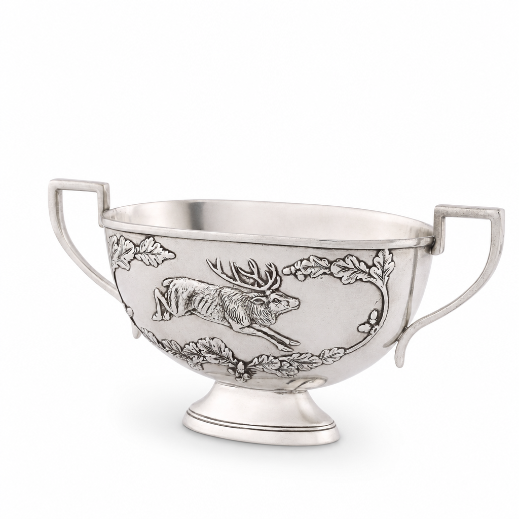 Noble Elk Pewter Gravy Boat 1