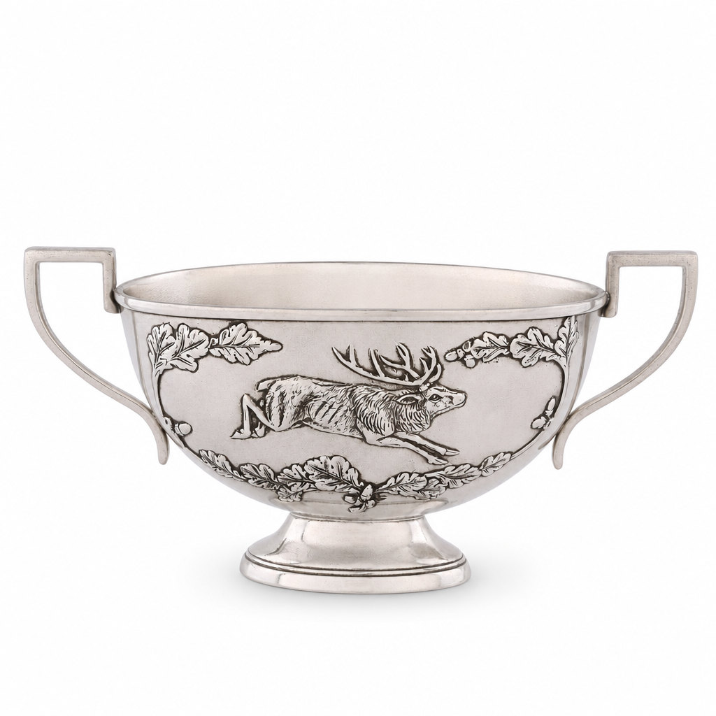 Noble Elk Pewter Gravy Boat 10