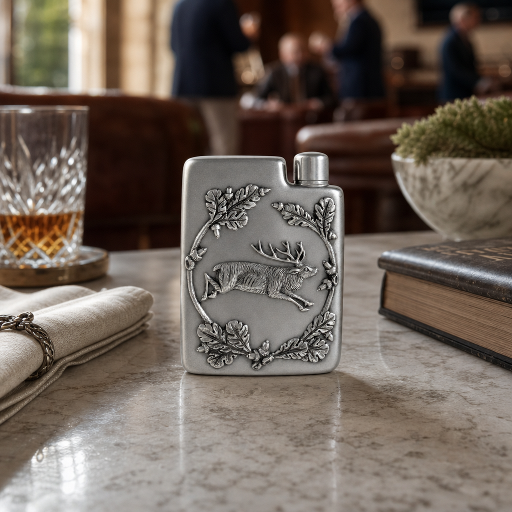 Black Forest Pewter Flask 7