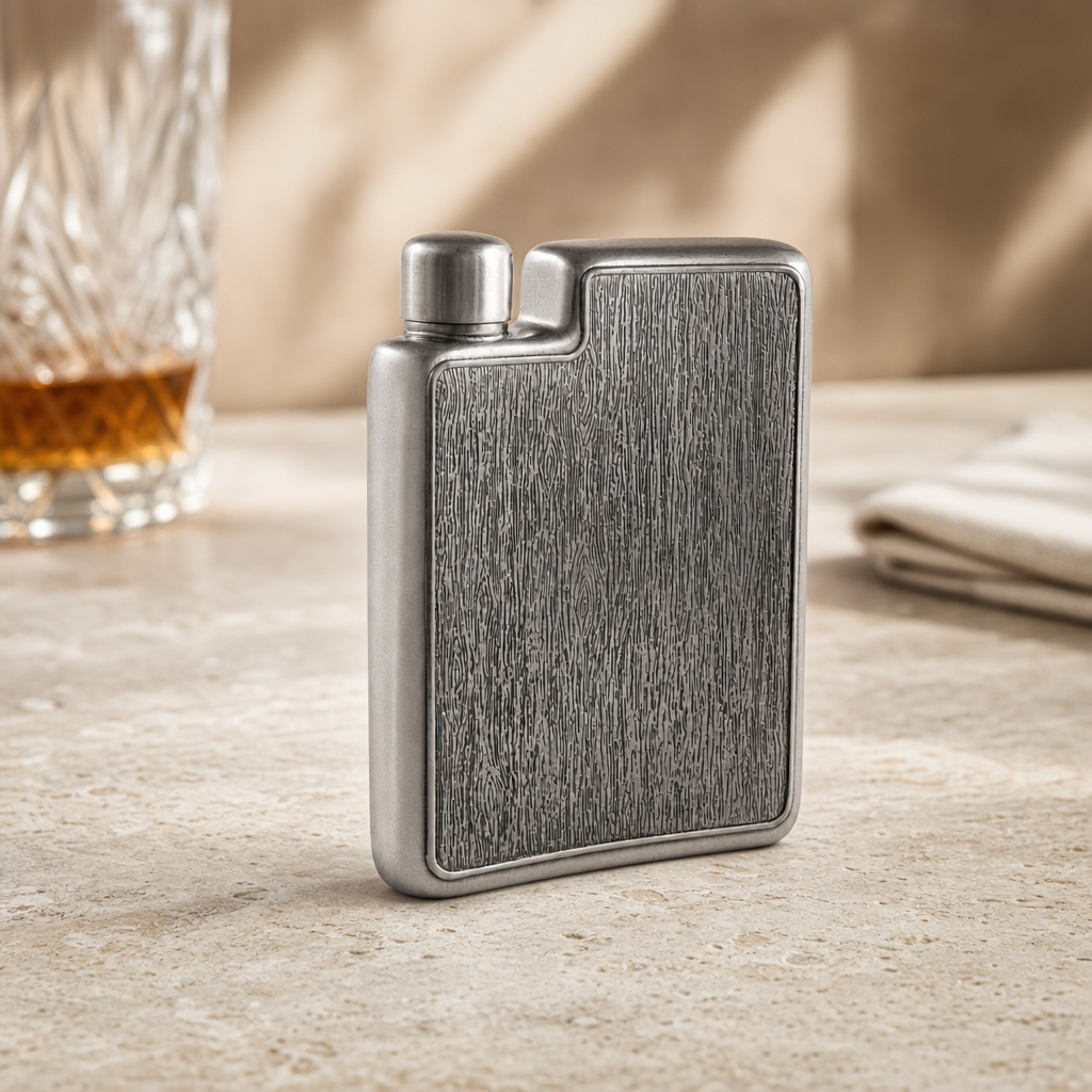 Black Forest Pewter Flask 4