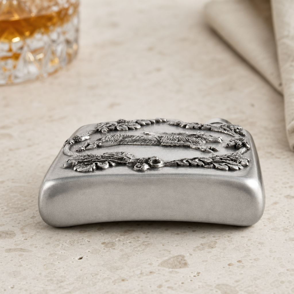Black Forest Pewter Flask 5