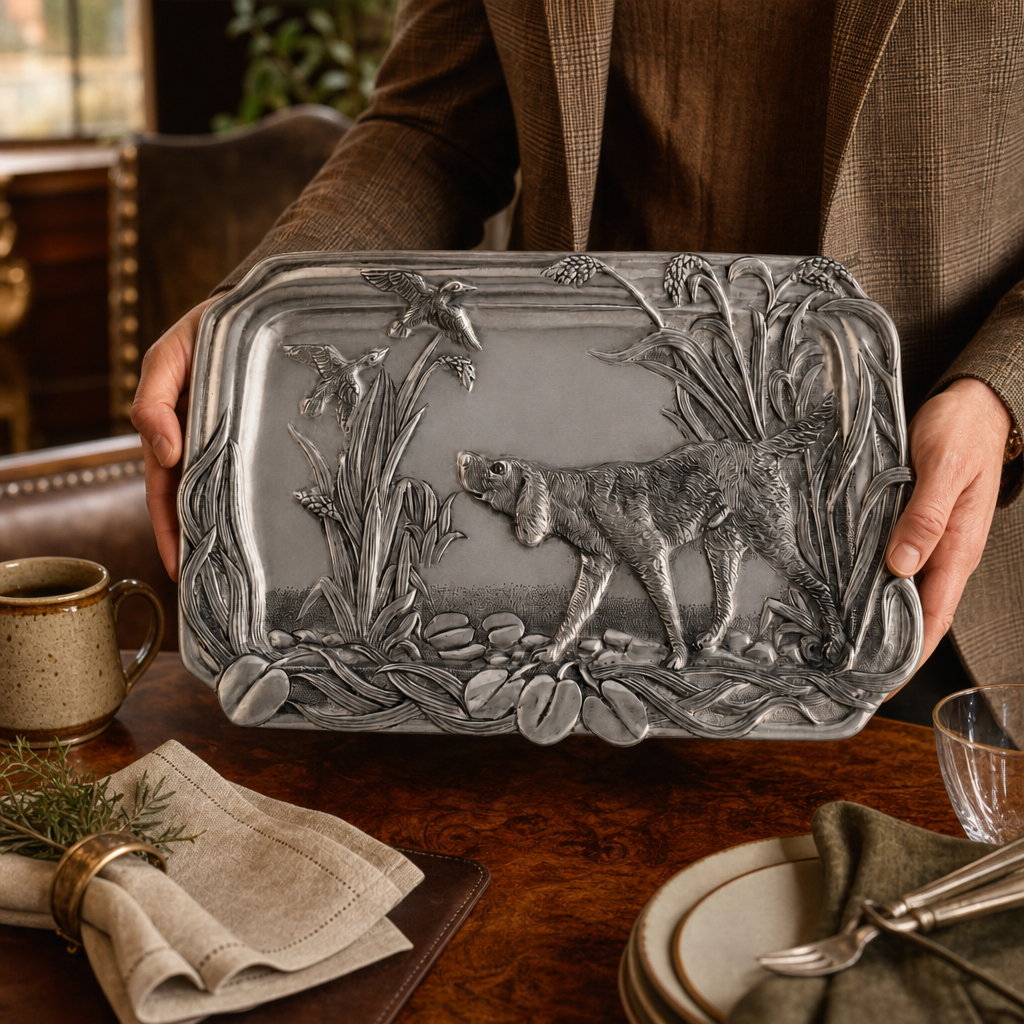 Hunting Dog Catch All Tray 6