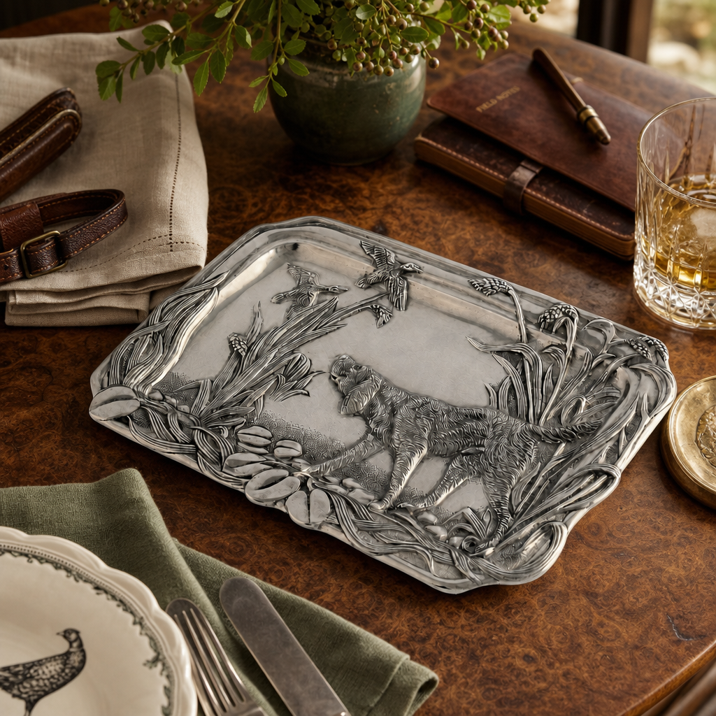 Hunting Dog Catch All Tray 8