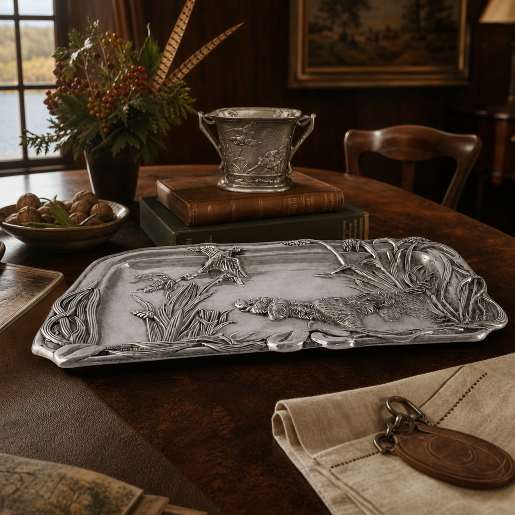 Hunting Dog Catch All Tray 9