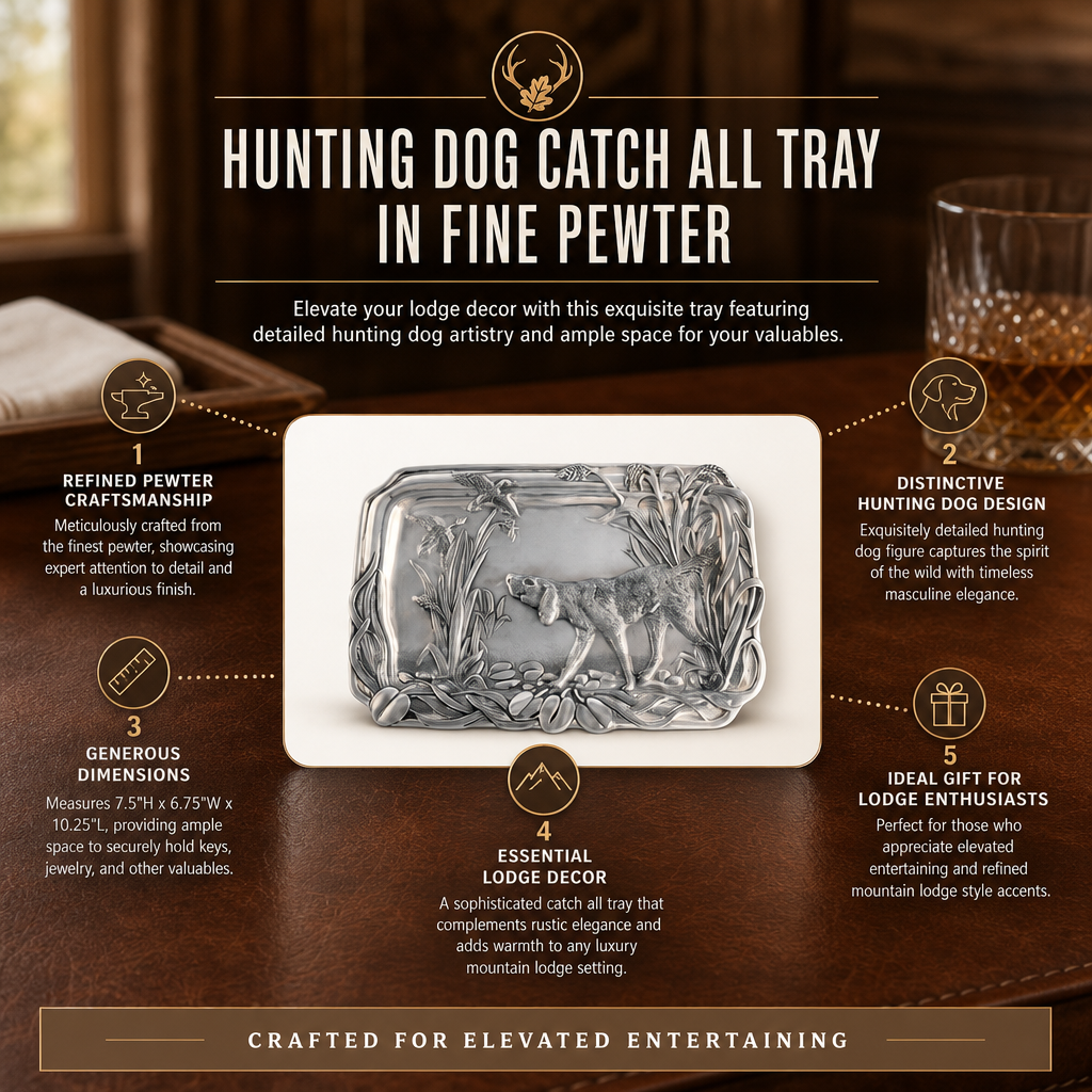 Hunting Dog Catch All Tray 1