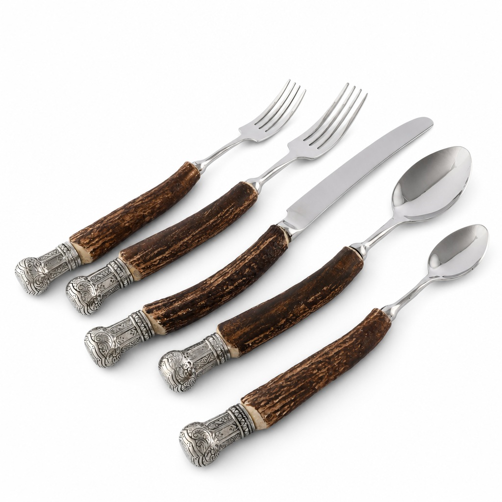 Composite Antler King Crown Flatware Set 1