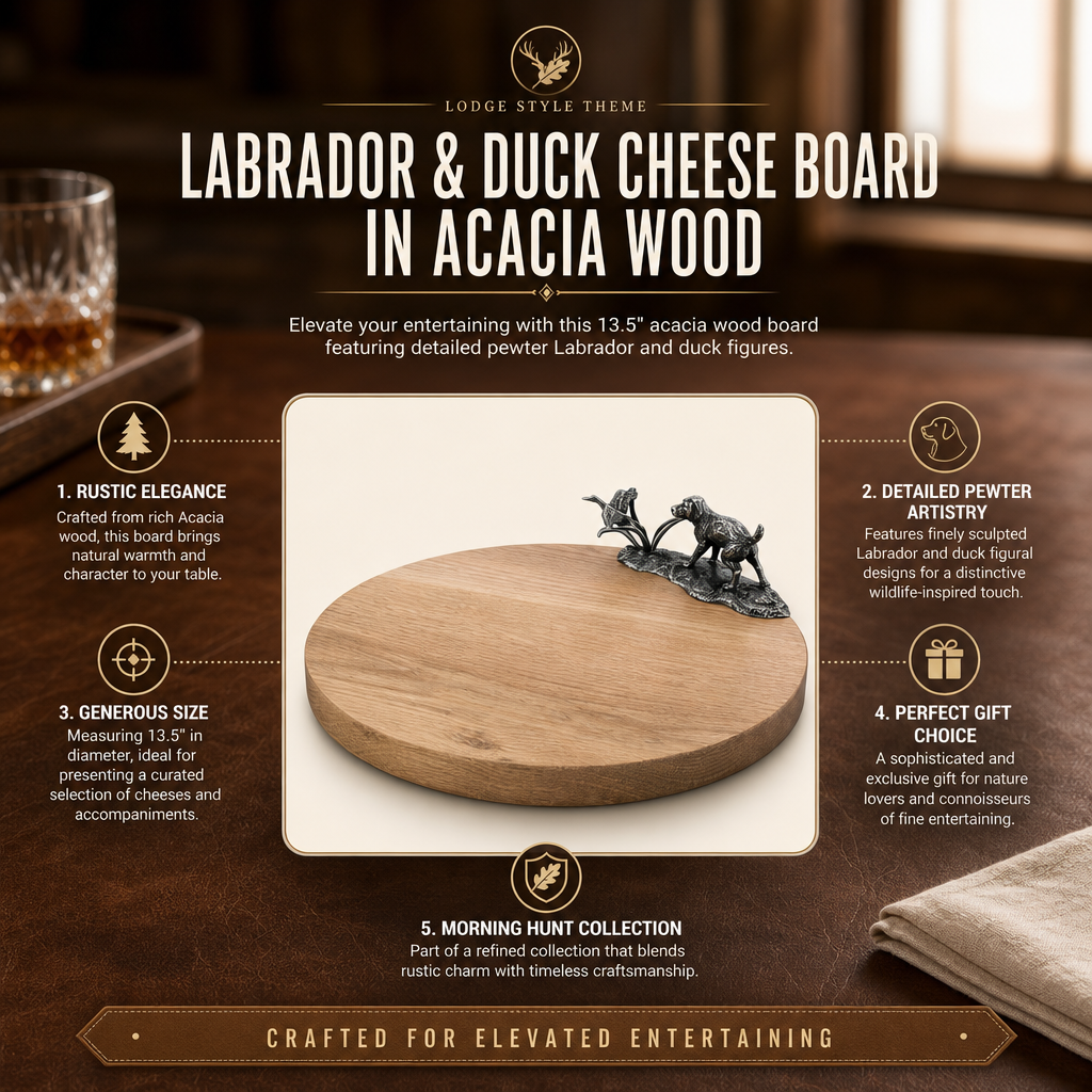Labrador &amp; Duck Cheese Board 1