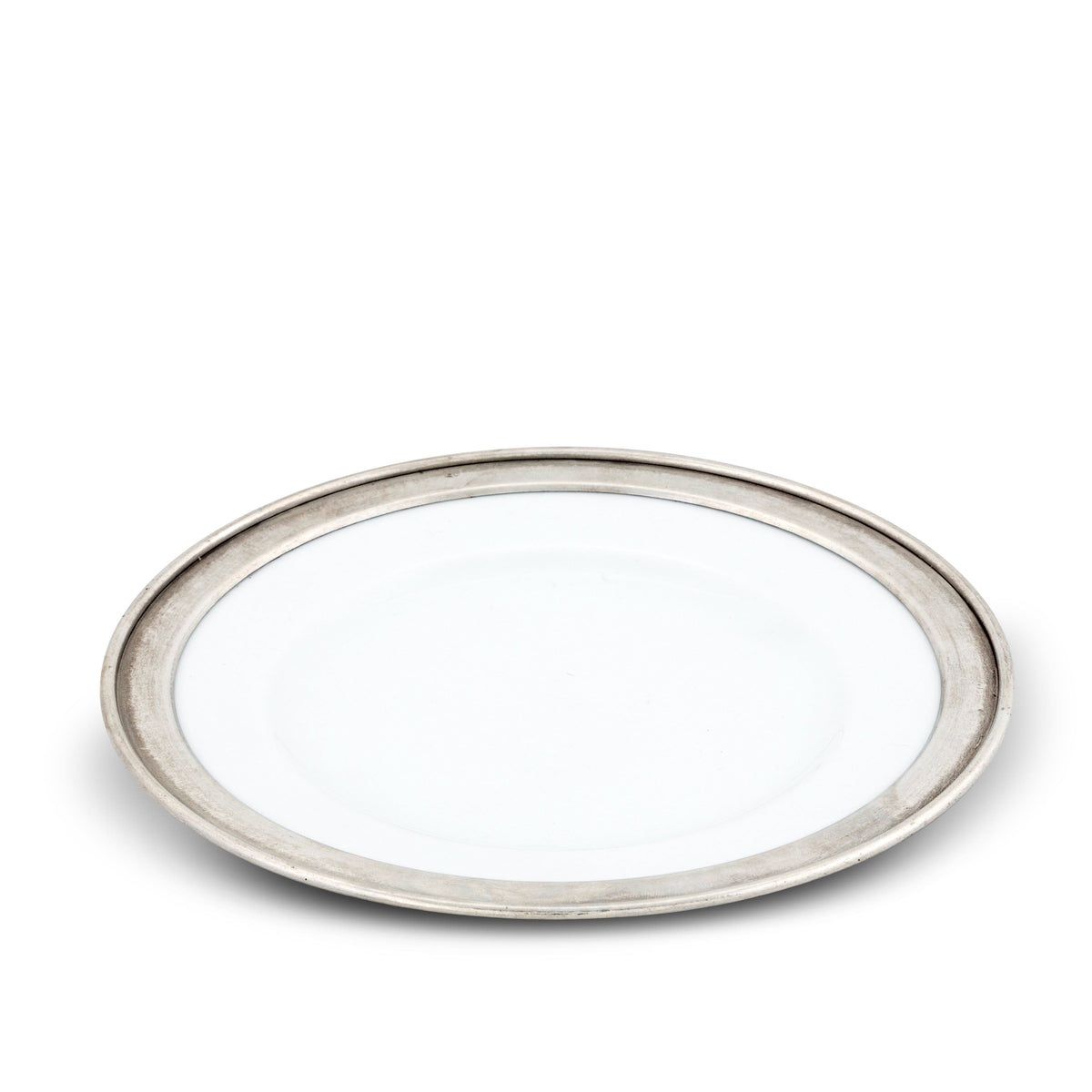Classic Pewter Rim Salad Plate