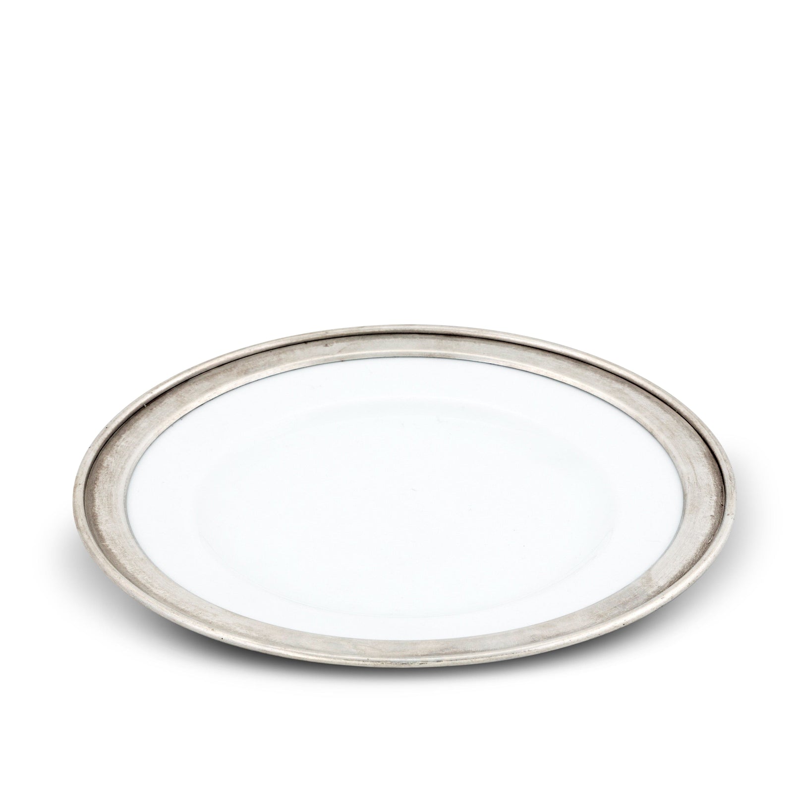 Classic Pewter Rim Salad Plate