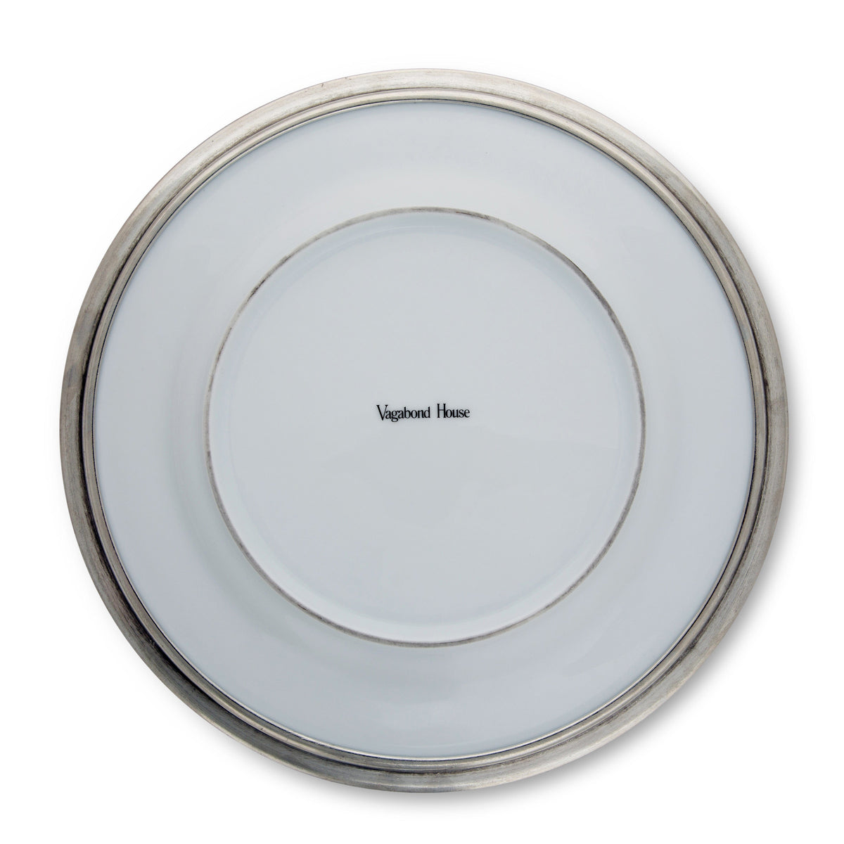 Classic Pewter Rim Salad Plate