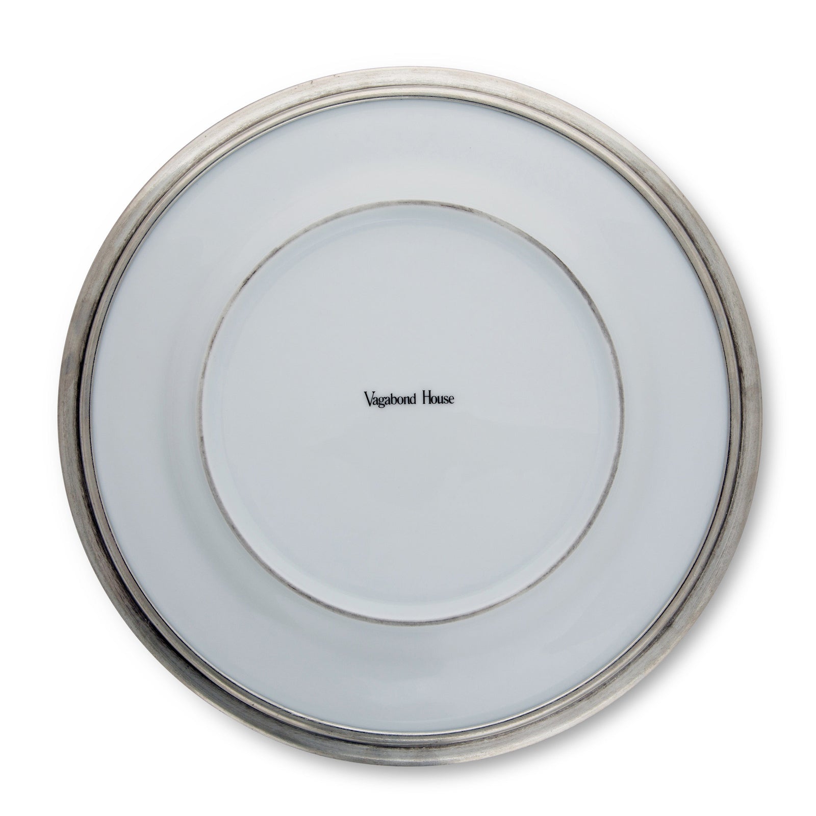 Classic Pewter Rim Salad Plate