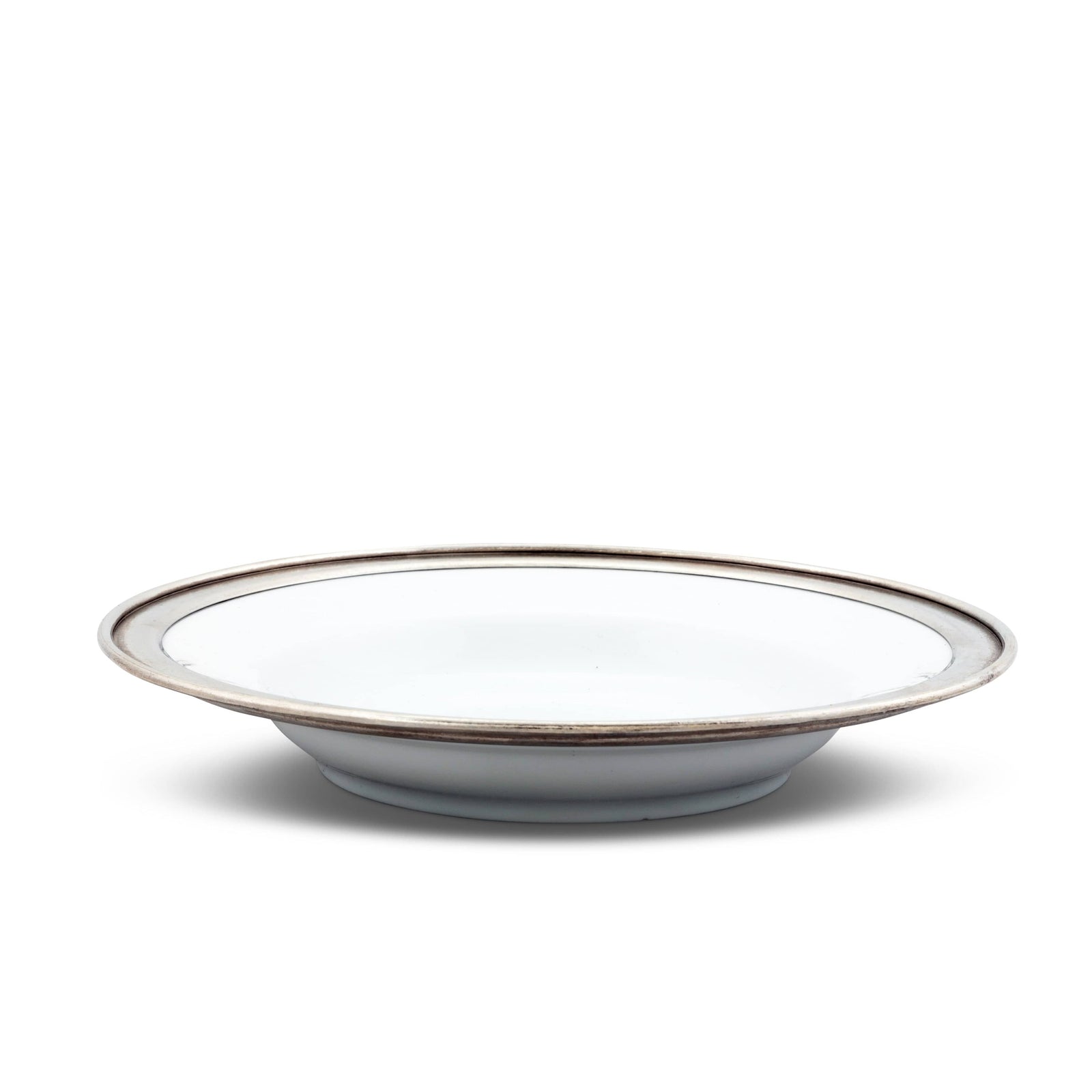 Classic Pewter Rim Soup Bowl