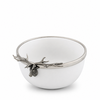 Elk Head Stoneware Bowl Small
