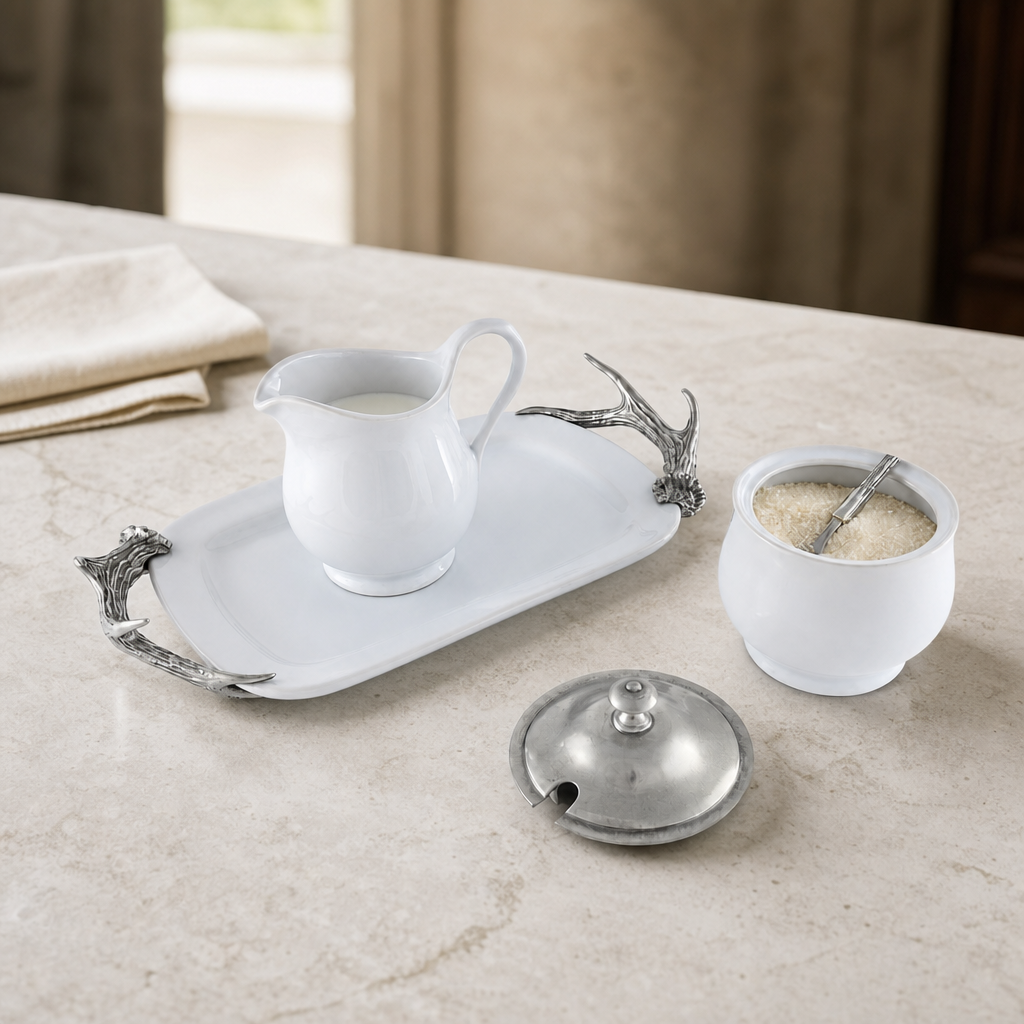 Antler Creamer Set 4