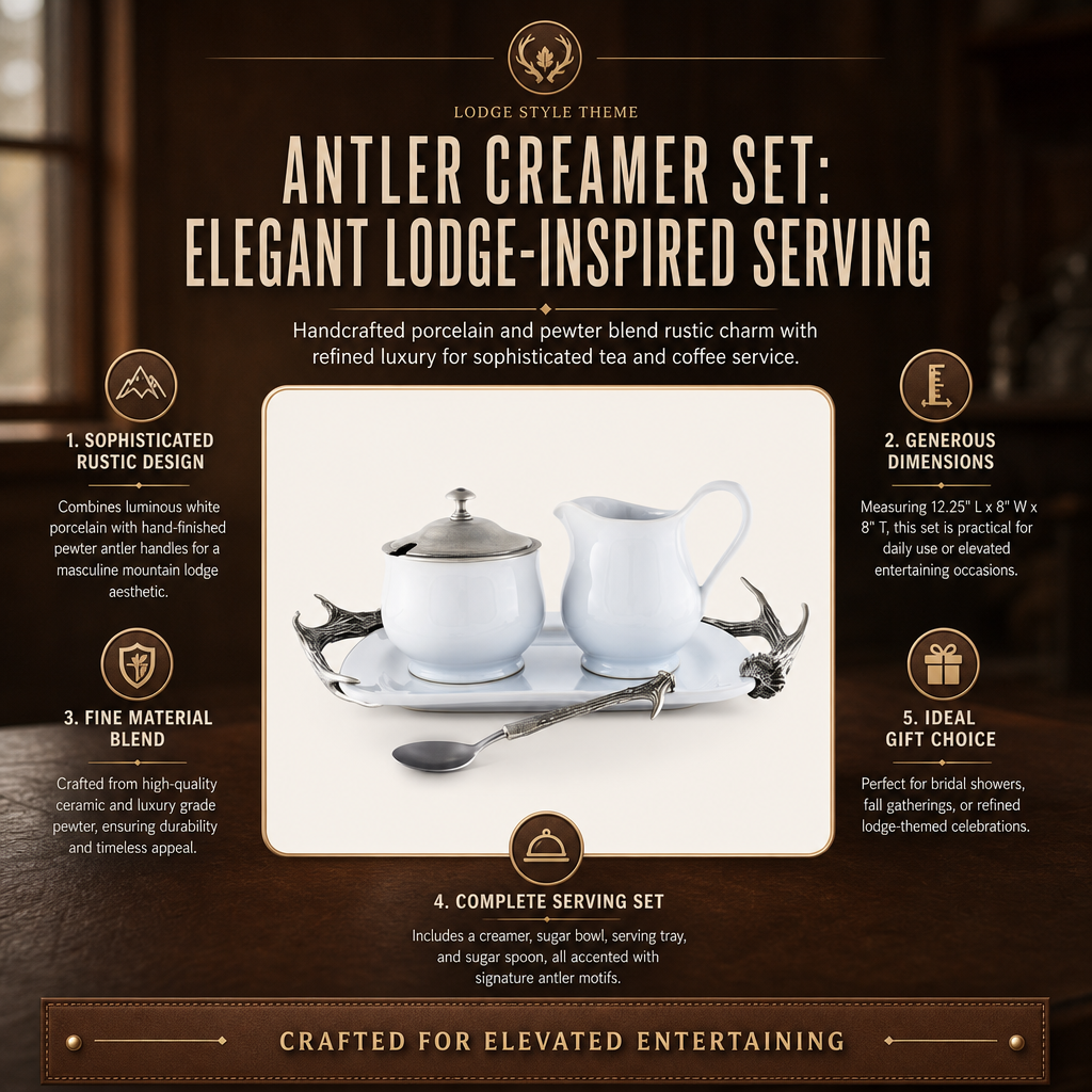 Antler Creamer Set 12