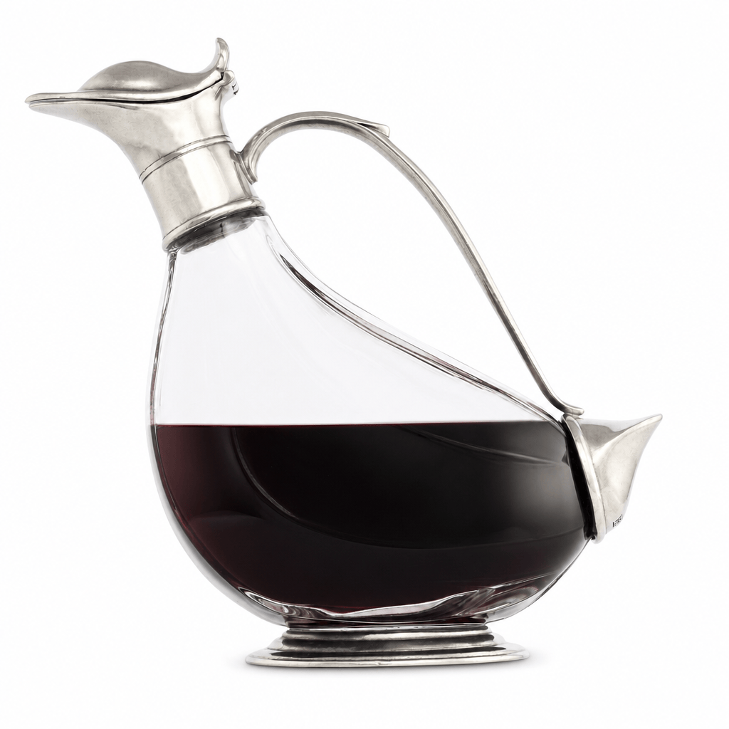 Duck Pewter Wine Decanter 1