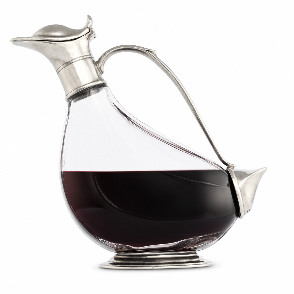 Duck Pewter Wine Decanter 1