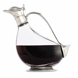 Duck Pewter Wine Decanter