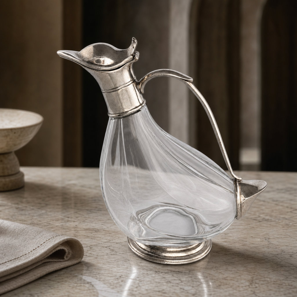 Duck Pewter Wine Decanter 3