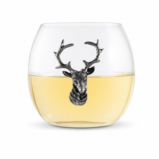 Elk / Deer Stemless Wine Glass