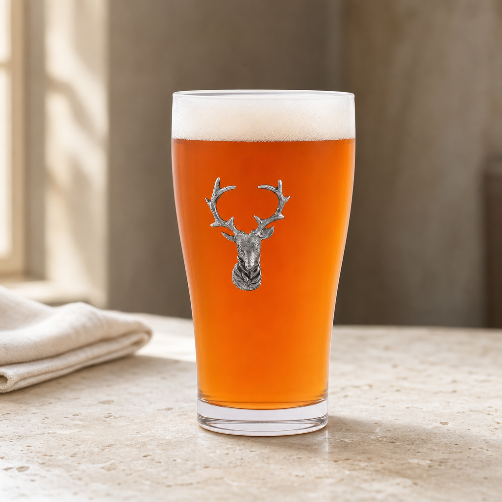 Elk Head Beer Glass 4