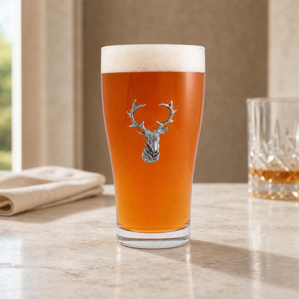 Elk Head Beer Glass 5