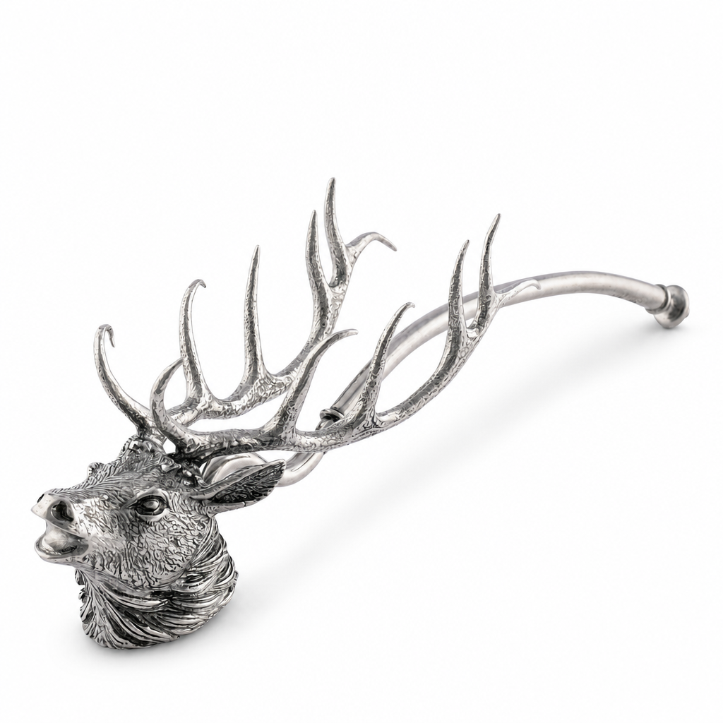 Pewter Elk Candle Snuffer 1