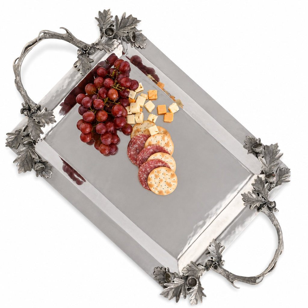 Fallen Antler Stainless Serving Tray 1