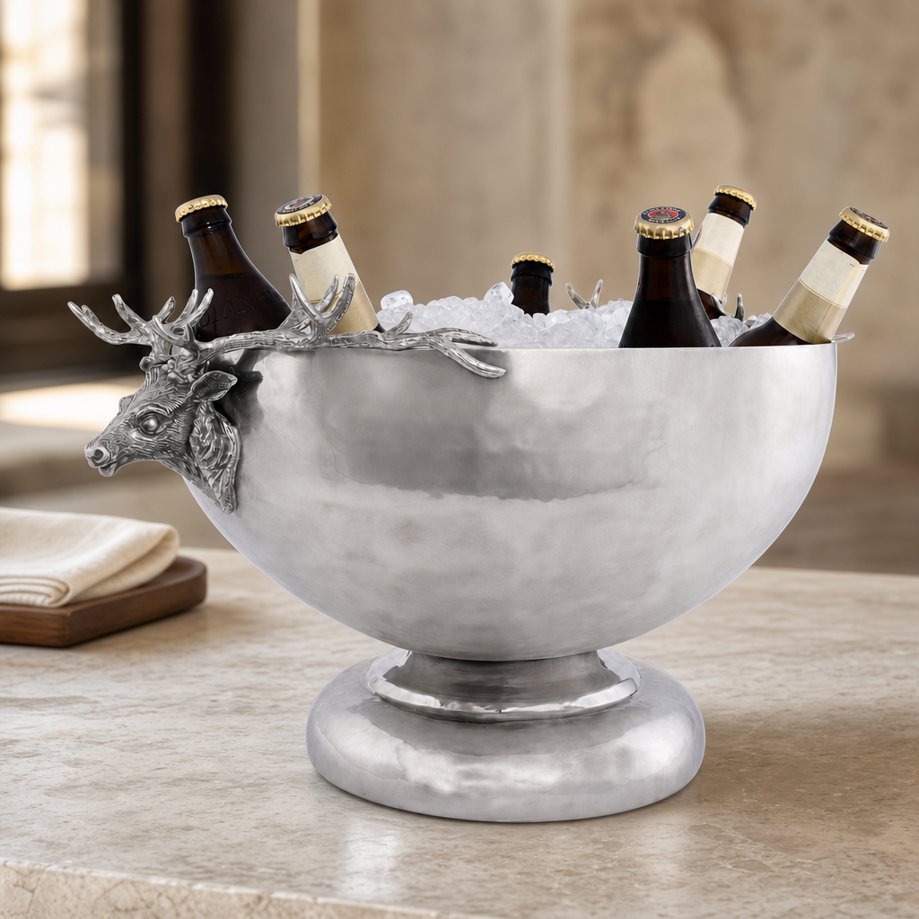 Elk Head Stainless Ice Tub 1