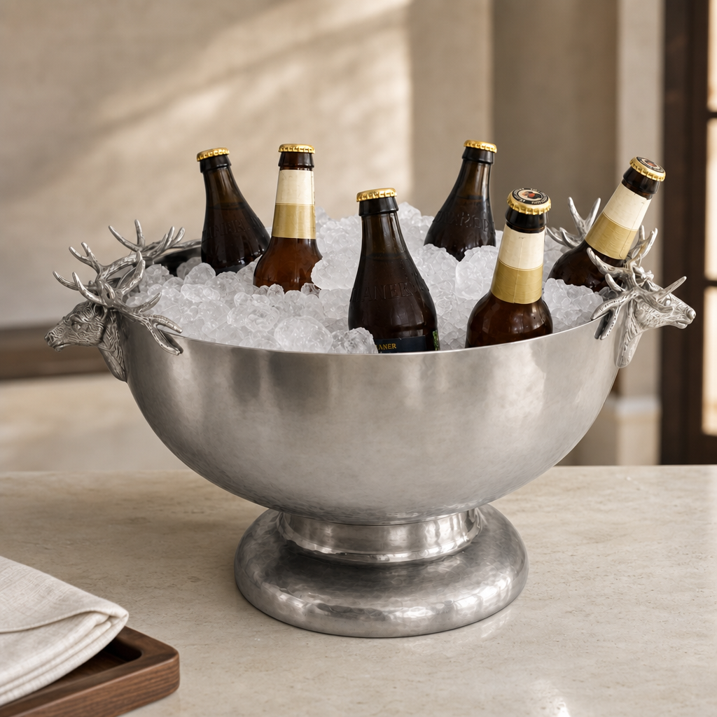Elk Head Stainless Ice Tub 3