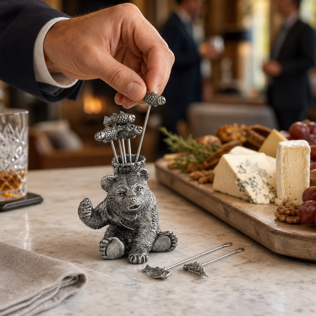 Camping Bear Cheese Picks 6