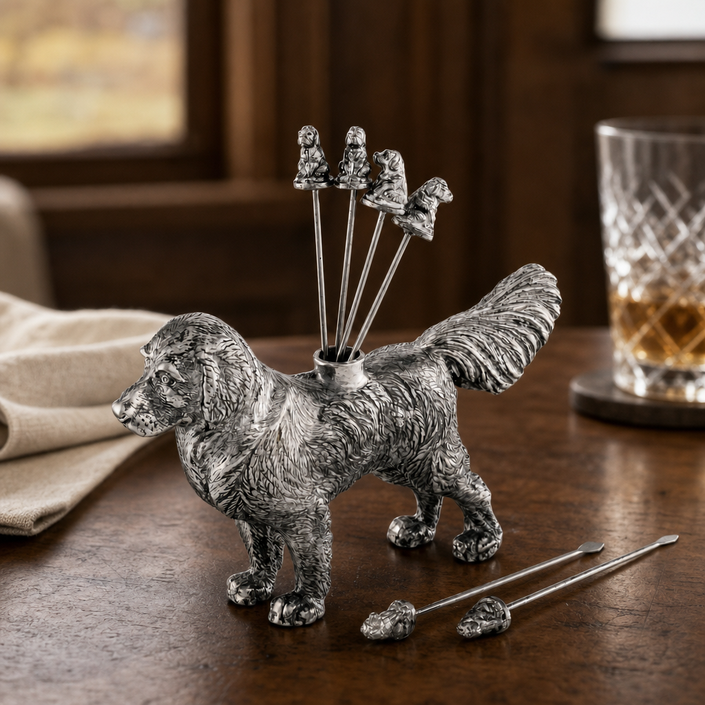 Pewter Retriever Cheese Picks 1