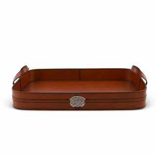 Leather Elk Serving Tray