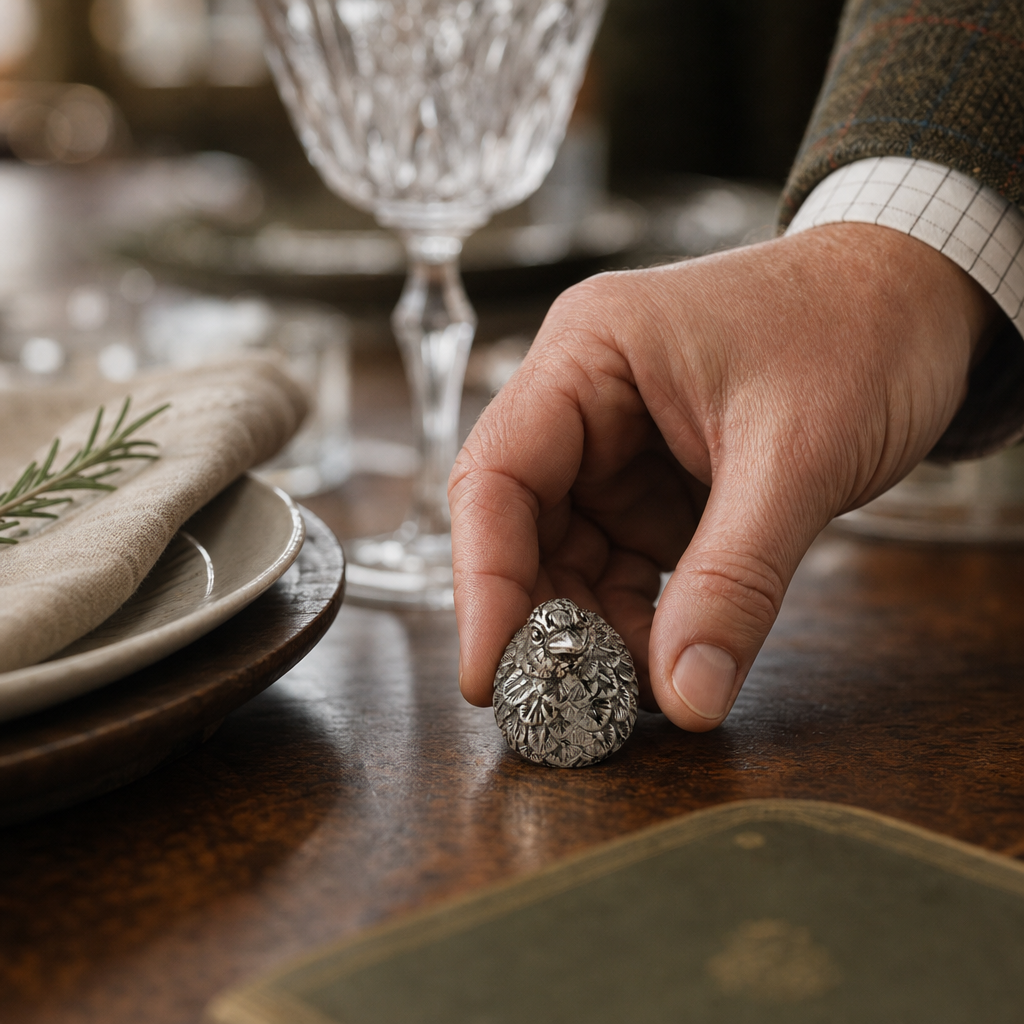Quail Place Setting Marker 6