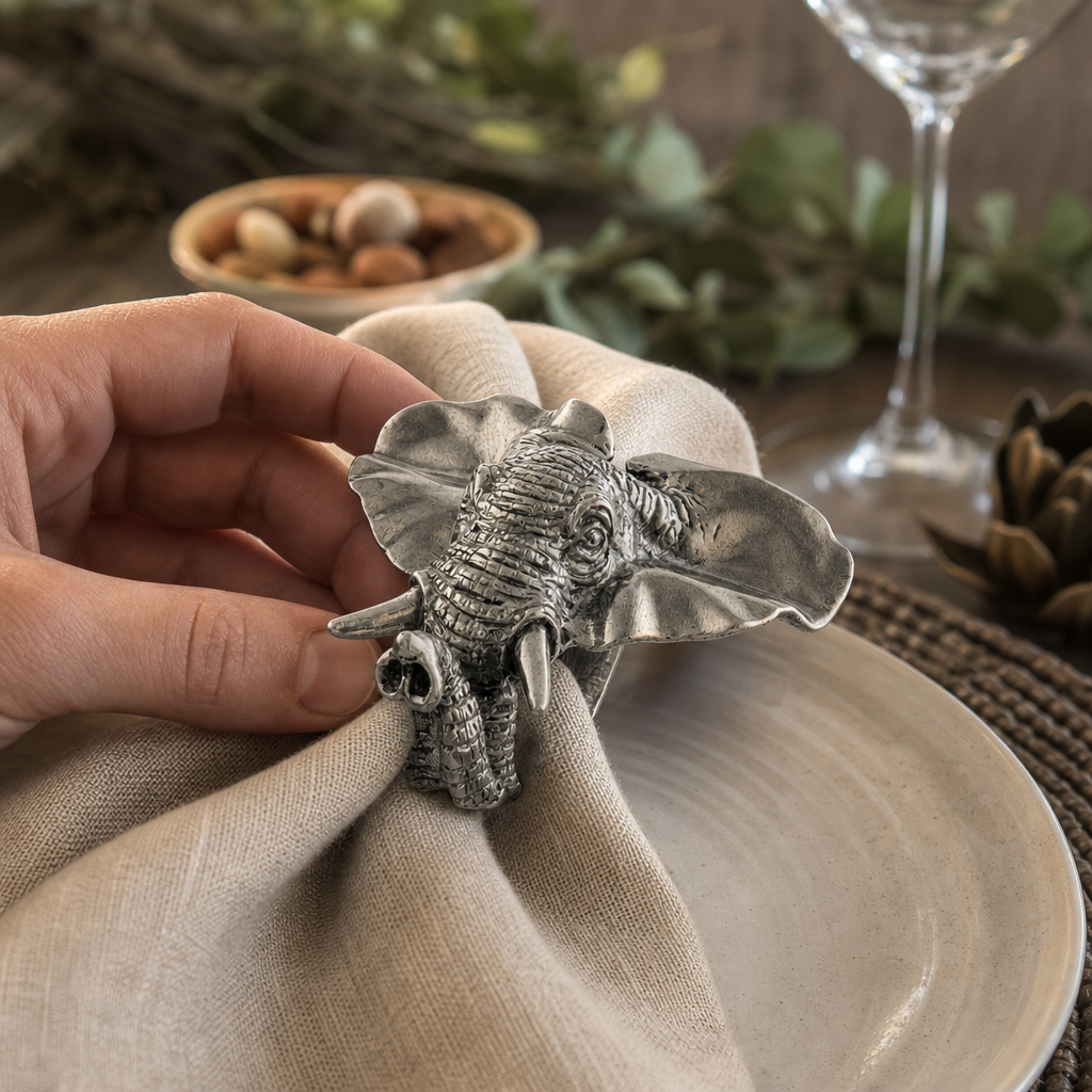 Elephant Napkin Ring 6